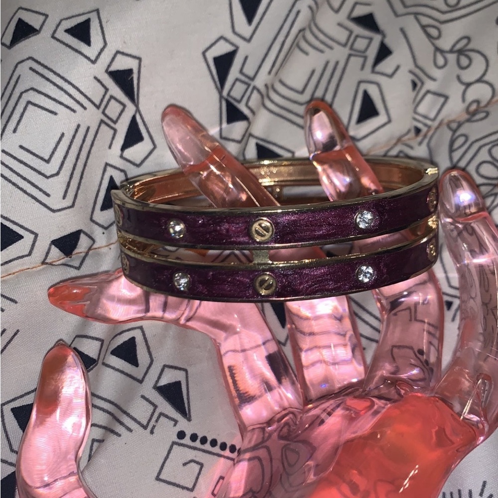 Hinged Bangle Bracelet Cuff